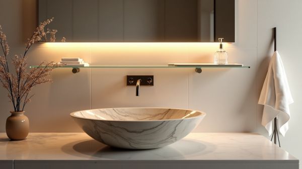 Transformer votre salle de bain avec une vasque en pierre naturelle